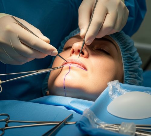 Recovery from chin implant